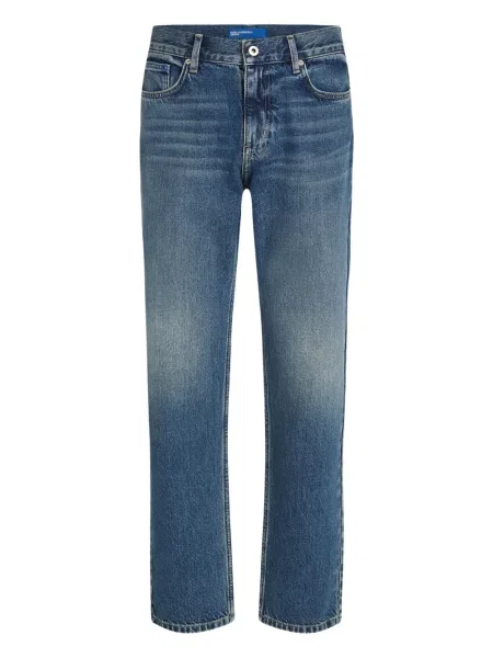 Blugi drepți Karl Lagerfeld Jeans albastru
