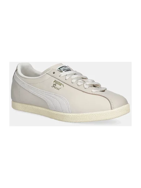 Puma sneakersy skórzane Brasil Terrace Views beżowy