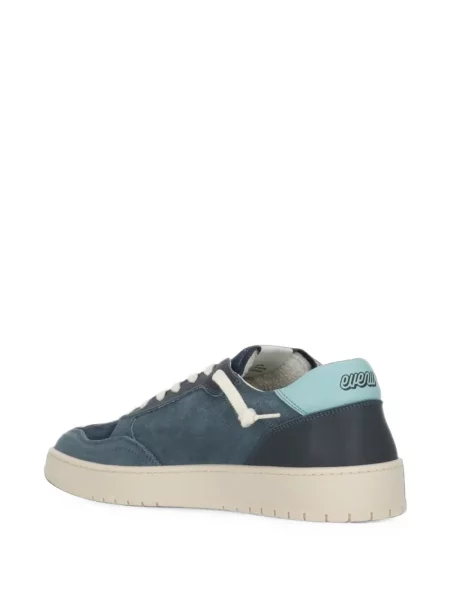 Sneakerși Evenu cu broderie albastru