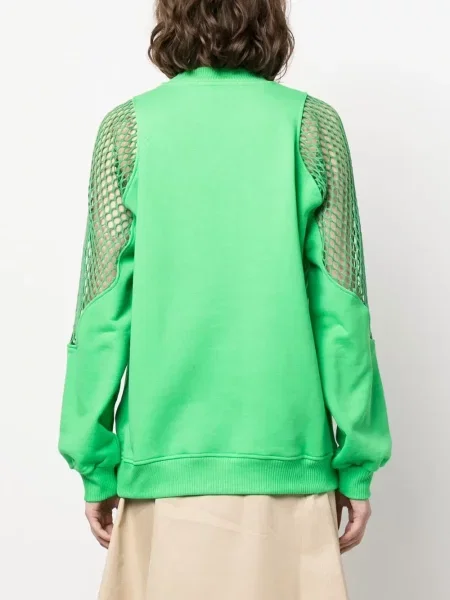 Mrežasti dukserice Msgm zelena