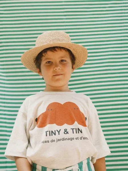 Tinycottons tričko TINY&TINY GRAPHIC TEE bílé