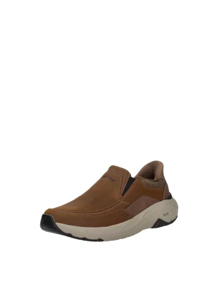 Sneakersy Skechers brązowe