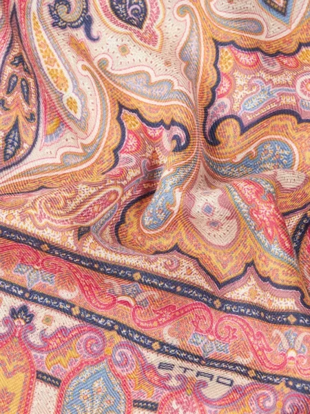 Fular Etro de lână cu model paisley