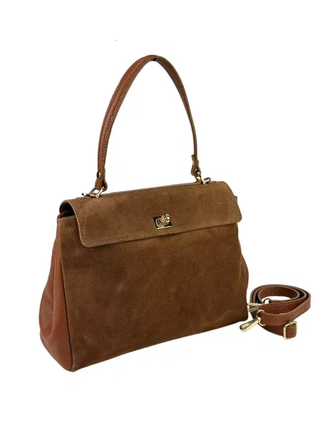 RoyalBag Сумка Замша/шкіра коричневий