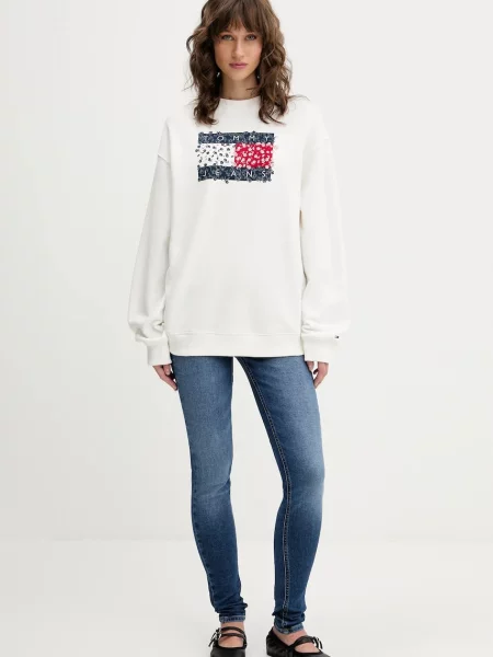 Kavbojke Tommy Jeans mornarsko modra