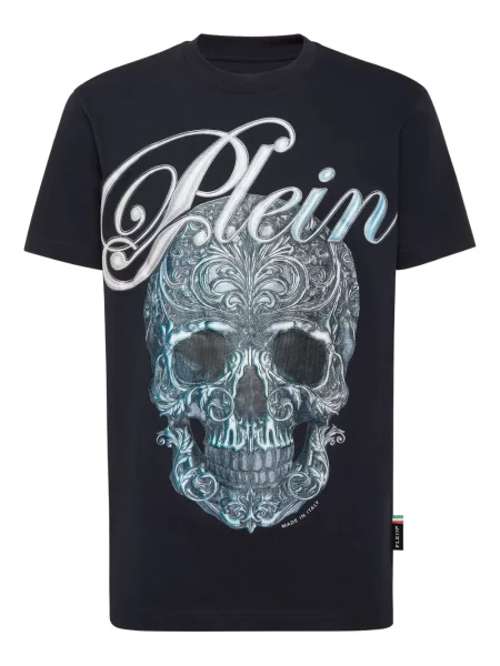 Tricou Philipp Plein cu imagine negru