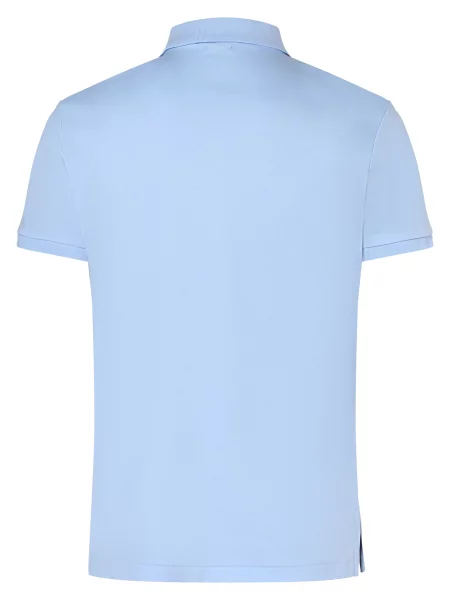 Polo Ralph Lauren Majica svetlo modra / rjava / rdeča bela