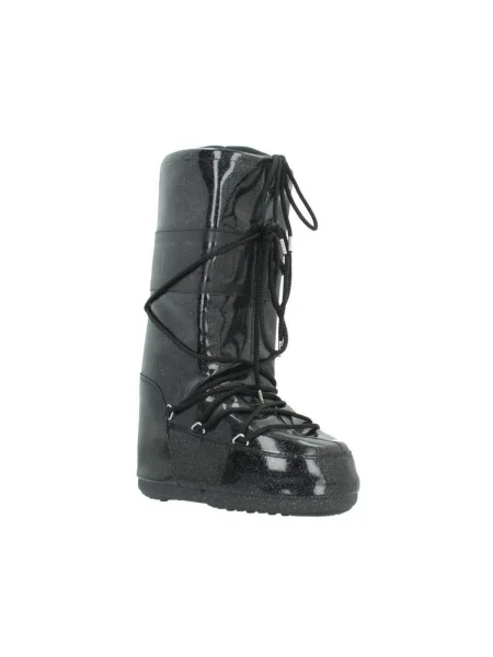 Snehule Moon Boot Icon Glitter black čierna