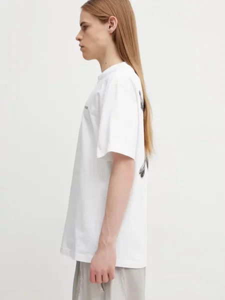 Tričko Daily Paper Chain Shield T-Shirt White M bílé