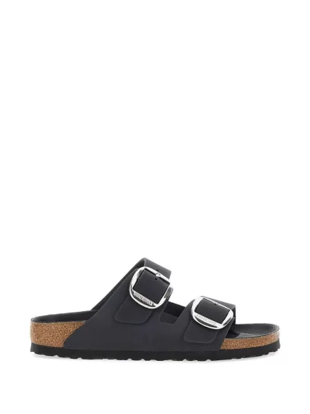 Sandale Birkenstock fără toc cu cataramă negru