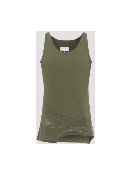 Dzianinowy sweter Maison Margiela zielony