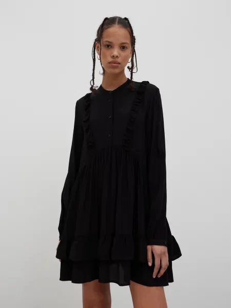 EDITED Rochie tip bluză Bijou' negru