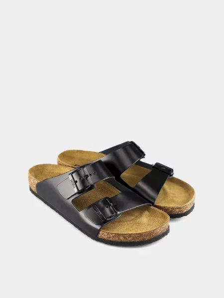 Шлепанцы Leon черные