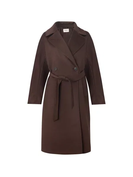 Weekend Max Mara Palton de primăvară-toamnă RESINA ciocolatiu maro