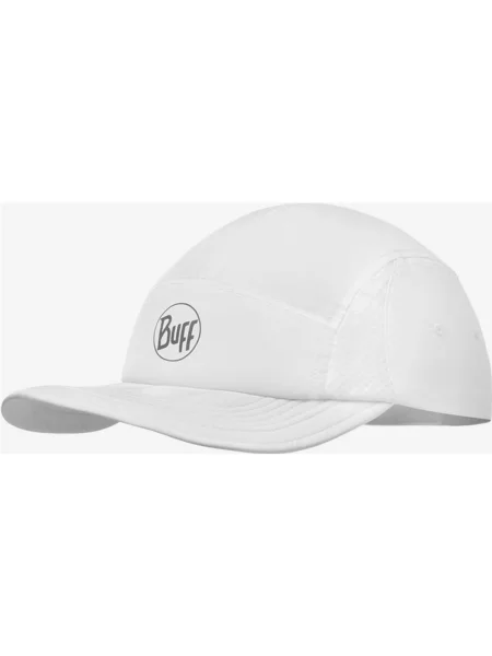 BUFF 5 Panel Go Cap Czapka Biegowa Unisex White S/M biała
