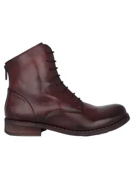 Buty do kostki Felmini skórzane czerwone