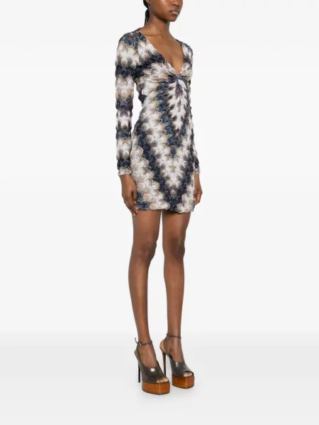 Rochie Missoni alb