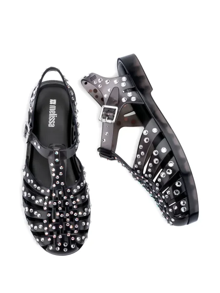 Sandale Melissa de cristal negru
