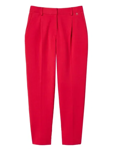 Pantaloni Twinset cu crăpătură roșu