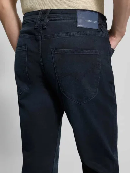 Jeansy o kroju tapered fit z mieszanki bawełny model BRYDEN' Tom Tailor Denim