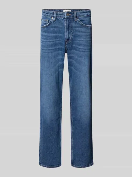 Jeansy o kroju regular fit z wpuszczanymi model Ray' Joop! Jeans niebieskie