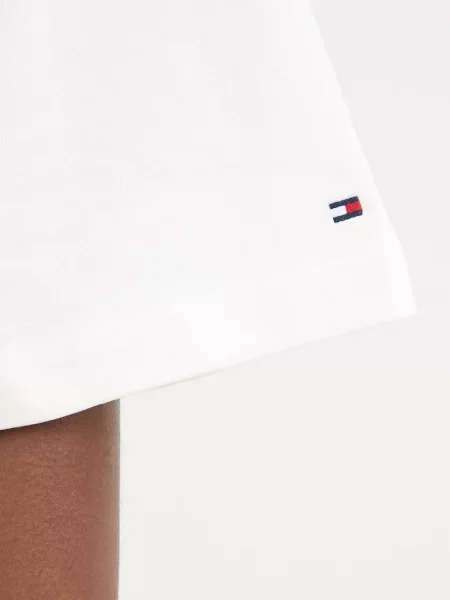 Tommy Hilfiger уголемена тениска дамска от бежово