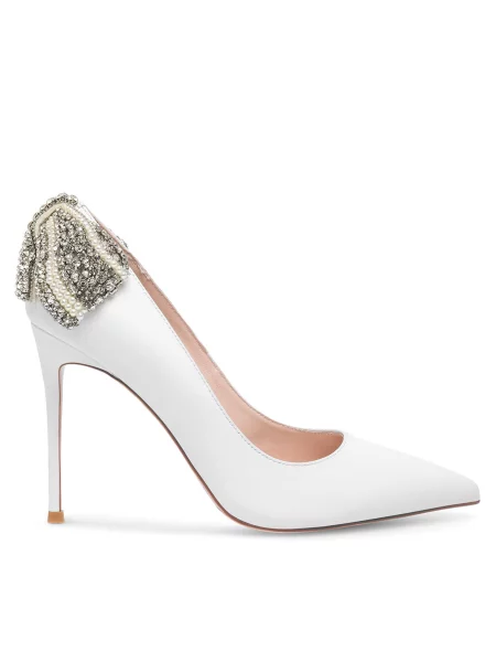 Туфли Eva Minge на шпильке белые