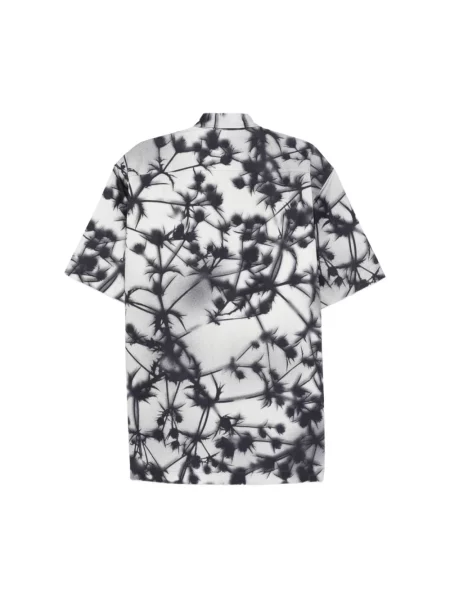Koszula z krótkim rękawem Dries Van Noten czarna