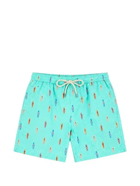 Slip de baie Mc2 Saint Barth cu imagine albastru