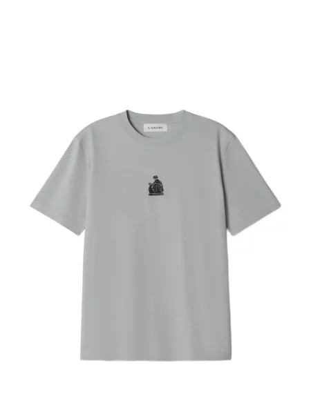 Tricou Lanvin din jerseu gri