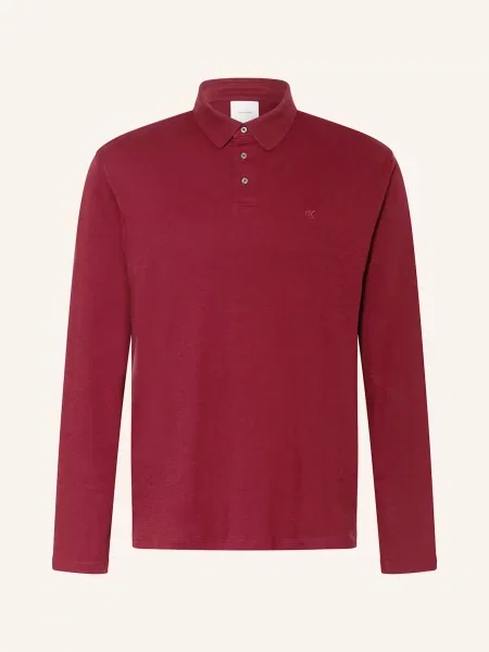 Calvin Klein Koszulka Polo Z Dżerseju rot bordowa