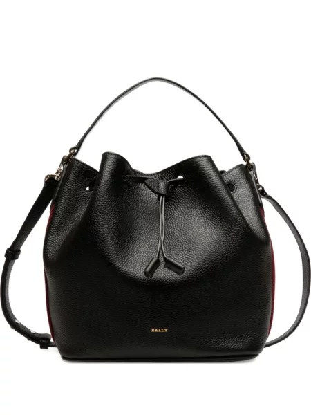Geantă bucket Bally din piele negru