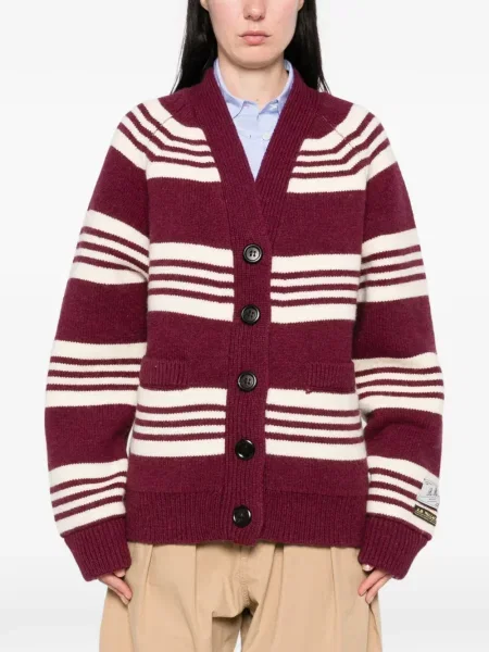 Cardigan B.b. Walace cu dungi roșu