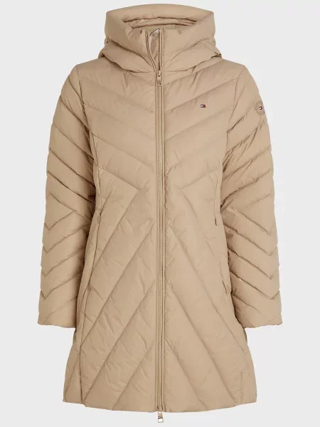 Пуховик Tommy Hilfiger бежевий