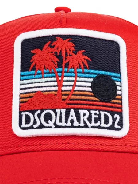 Șapcă Dsquared2 roșu