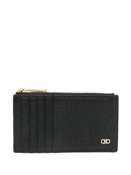 Portofel Ferragamo din piele negru