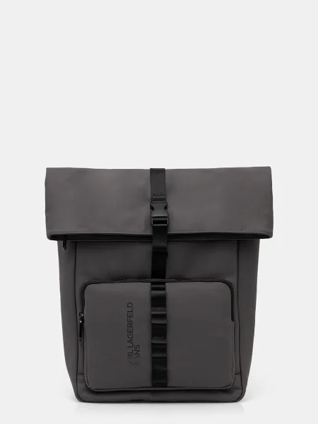 Karl Lagerfeld Jeans mestský ruksak sivá