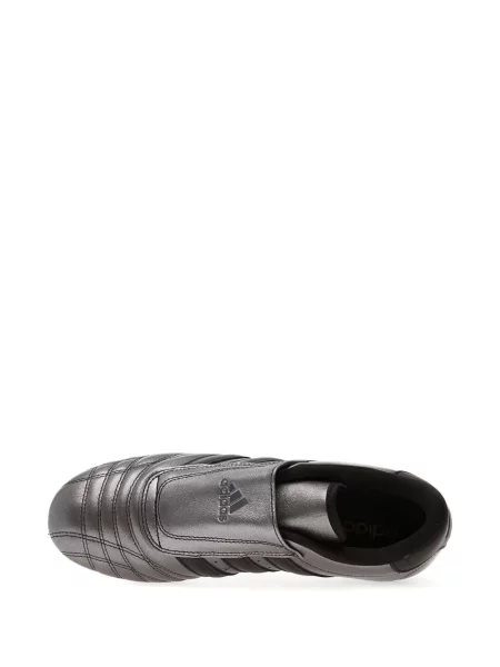 Sneakerși Adidas Campus cu imagine alergare din piele de căprioară negru