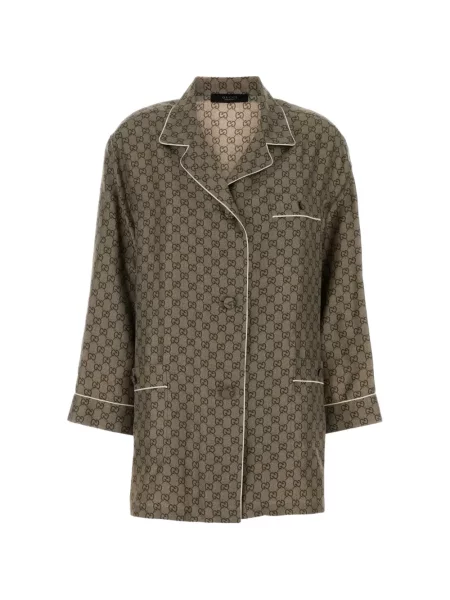 Cămașă Gucci de mătase cu imagine