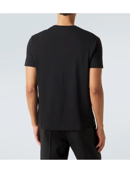 Tricou Valentino din jerseu negru