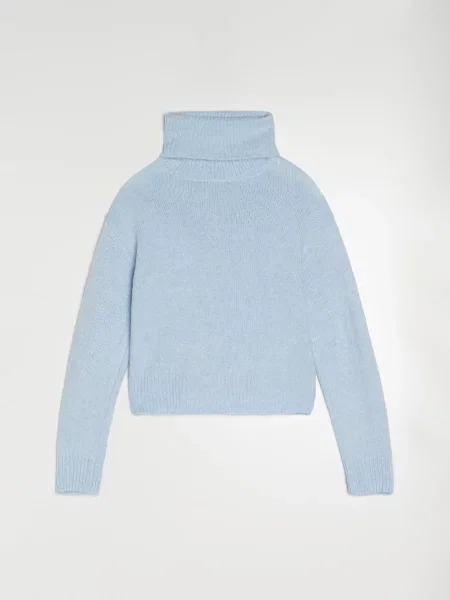 Класичний гольф із домішкою вовни синій