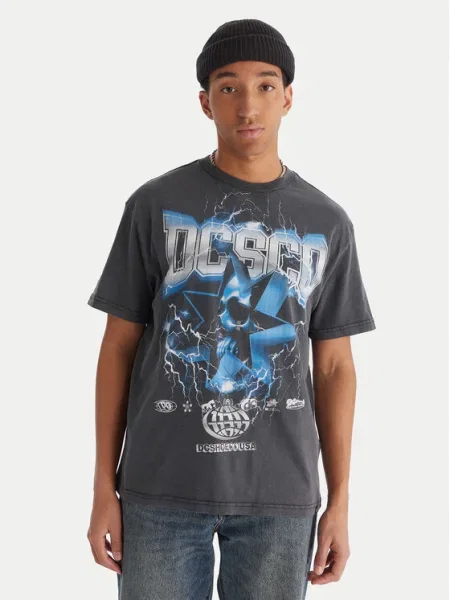 DC Shoes Tricou Skull Shock negru