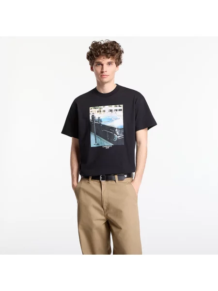 Tricou Carhartt WIP S/S Warm Views T-Shirt UNISEX Black M negru