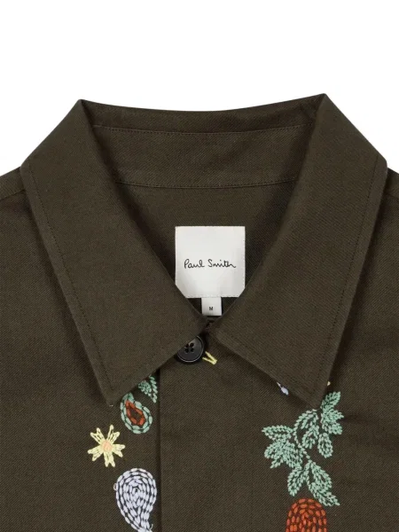Cămașă Paul Smith cu broderie verde