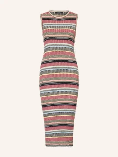 Weekend Max Mara Pletené Šaty Snob tmavě / žlutá / tmavě modrá červená
