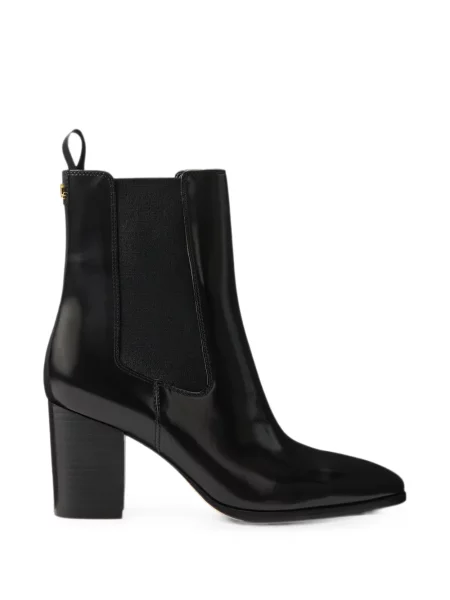 Botine Lauren Ralph Lauren din piele negru