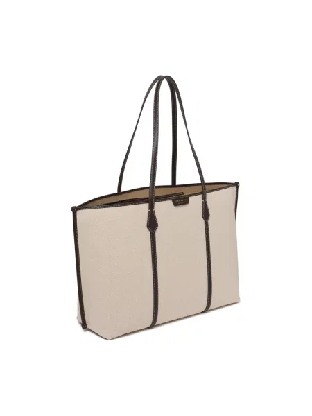 Tory Burch Torebki Kobieta ONE SIZE Perry Canvas Tote beżowy