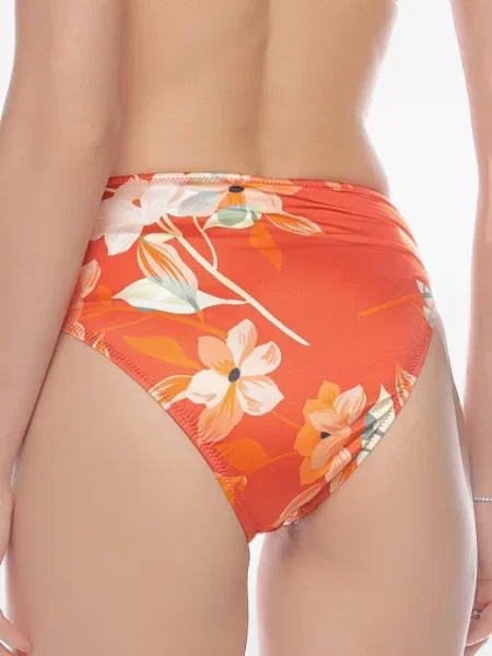 Gėlėtas raštuotas bikini Gottex oranžinė