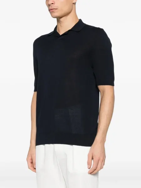 Tricou Eleventy tricotate albastru