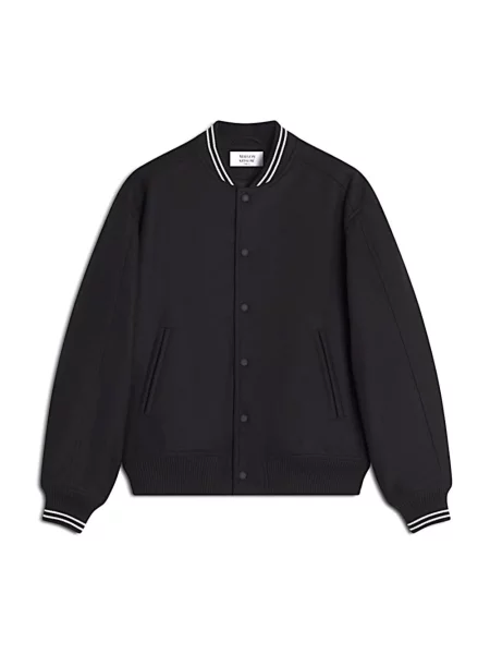 Kurtka bomber Maison Kitsune czarny